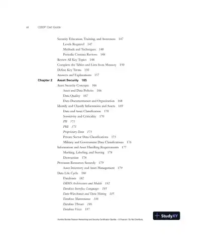 CISSP Cert Guide (2022) - Page 14 preview image