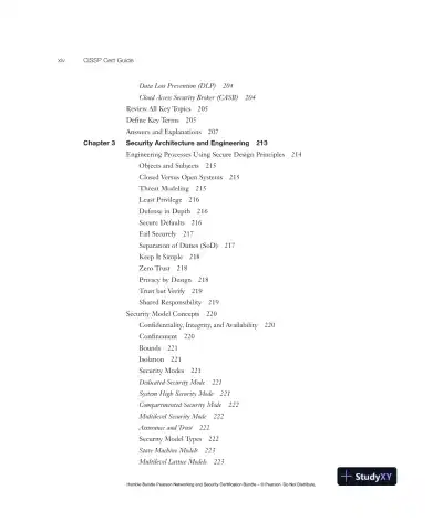 CISSP Cert Guide (2022) - Page 16 preview image