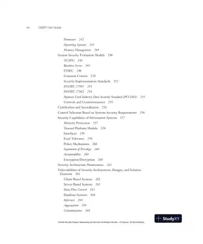 CISSP Cert Guide (2022) - Page 18 preview image