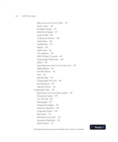 CISSP Cert Guide (2022) - Page 20 preview image