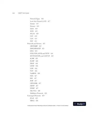 CISSP Cert Guide (2022) - Page 26 preview image