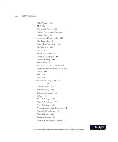 CISSP Cert Guide (2022) - Page 28 preview image