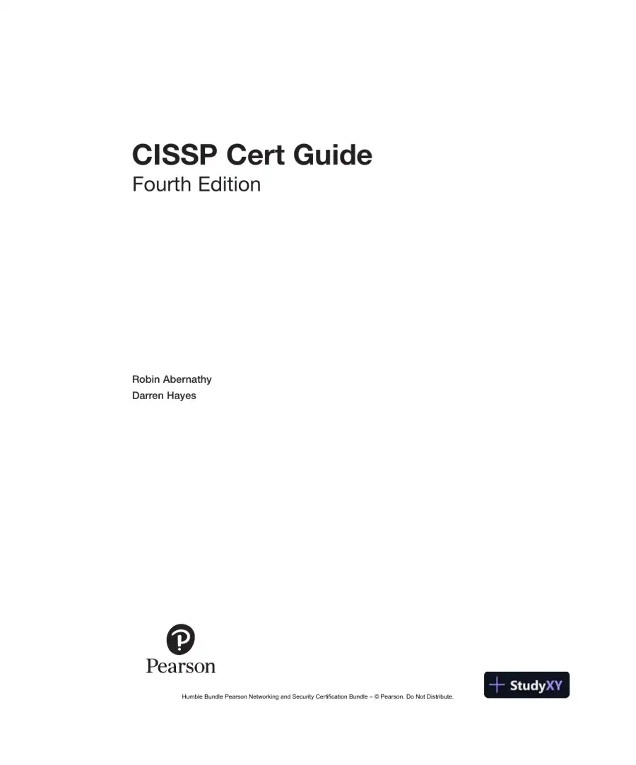 CISSP Cert Guide (2022), page 3