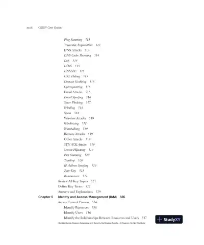 CISSP Cert Guide (2022) - Page 30 preview image