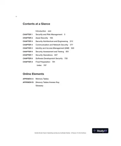 CISSP Cert Guide (2022) - Page 6 preview image