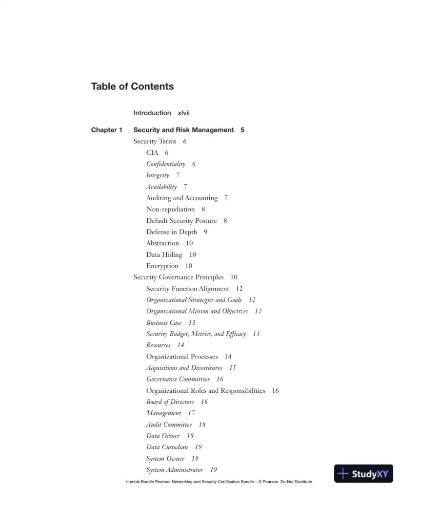 CISSP Cert Guide (2022), page 7
