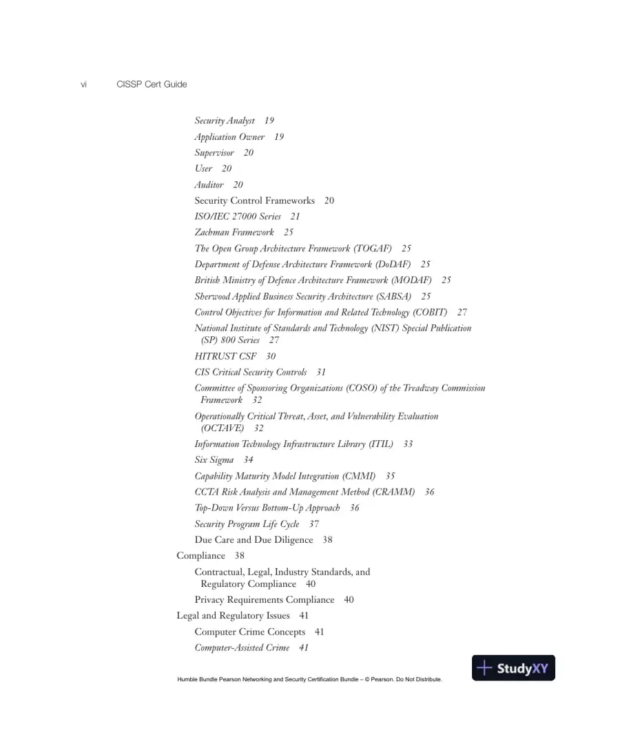 CISSP Cert Guide (2022), page 8