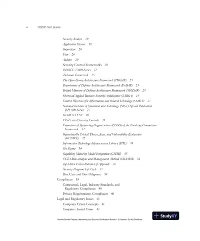 CISSP Cert Guide (2022) - Page 8 preview image