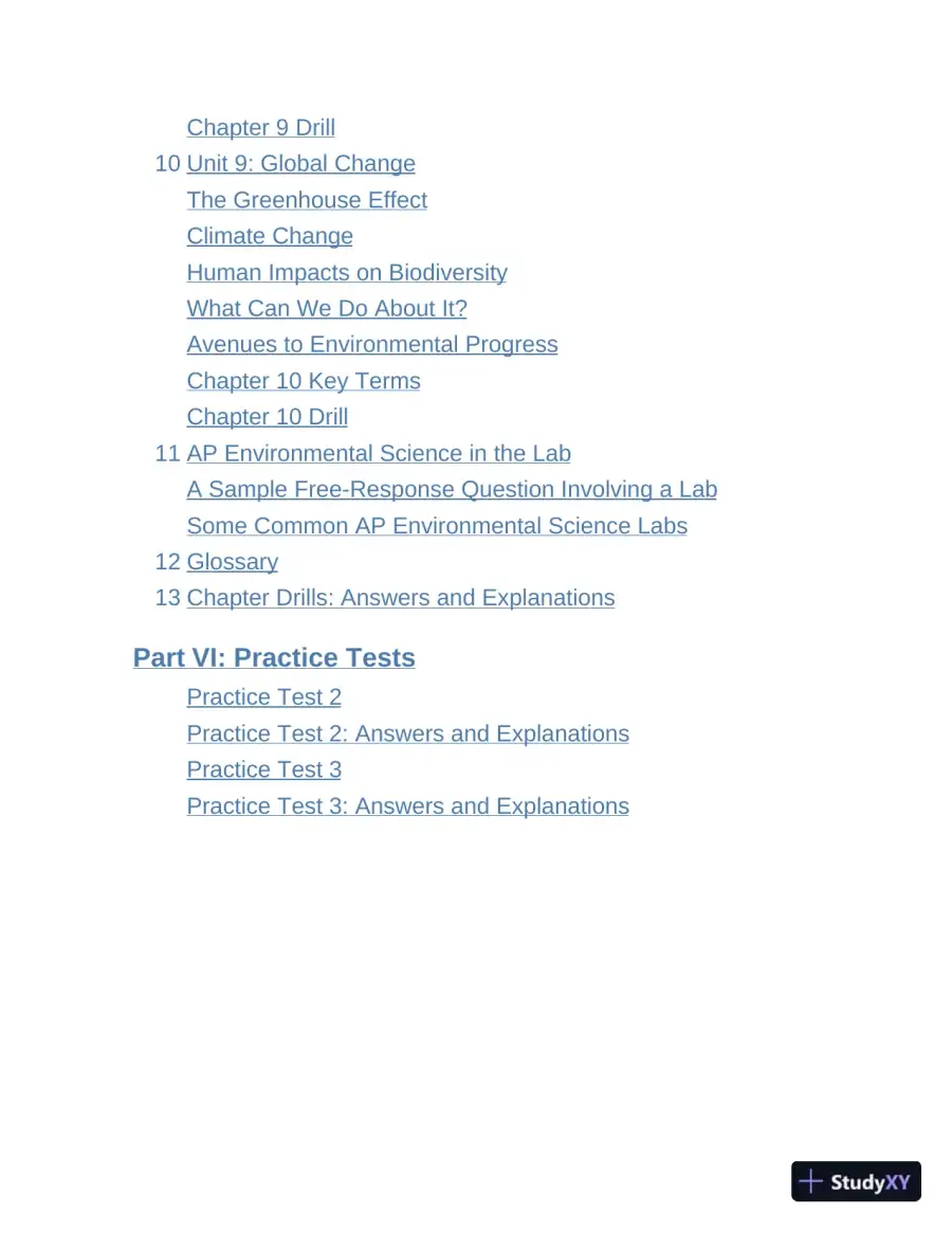 Princeton Review AP Environmental Science Prep, 2023: 3 Practice Tests + Complete Content Review (2022), page 10