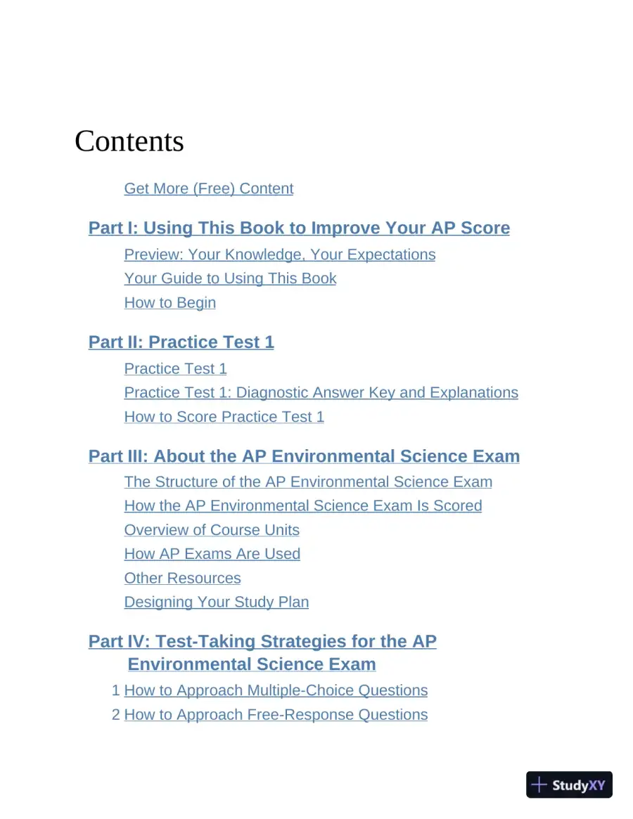 Princeton Review AP Environmental Science Prep, 2023: 3 Practice Tests + Complete Content Review (2022), page 7