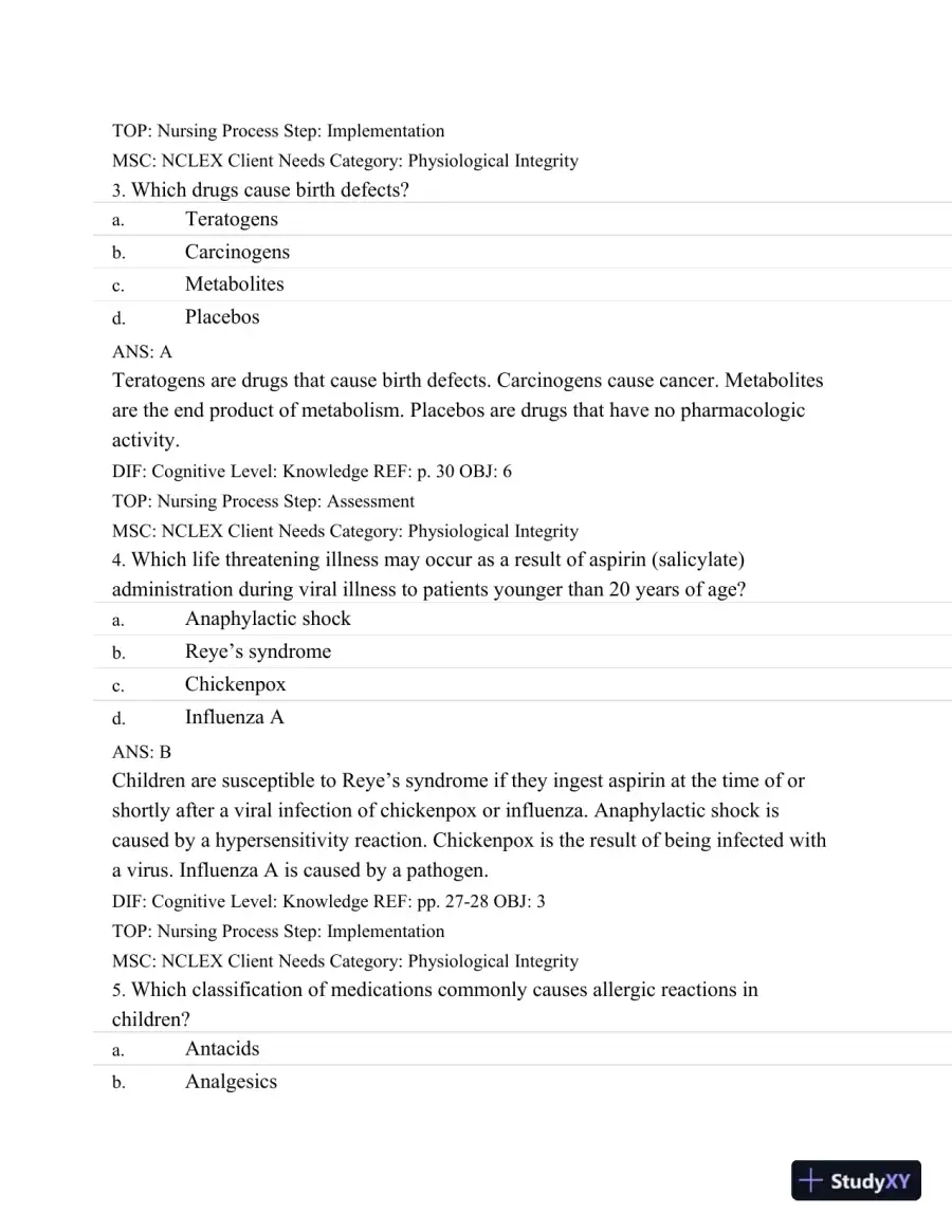 Test Bank For Basic Pharmacology For Nurses, 16e, 16th Edition, page 21