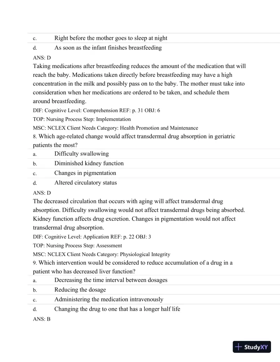Test Bank For Basic Pharmacology For Nurses, 16e, 16th Edition, page 23
