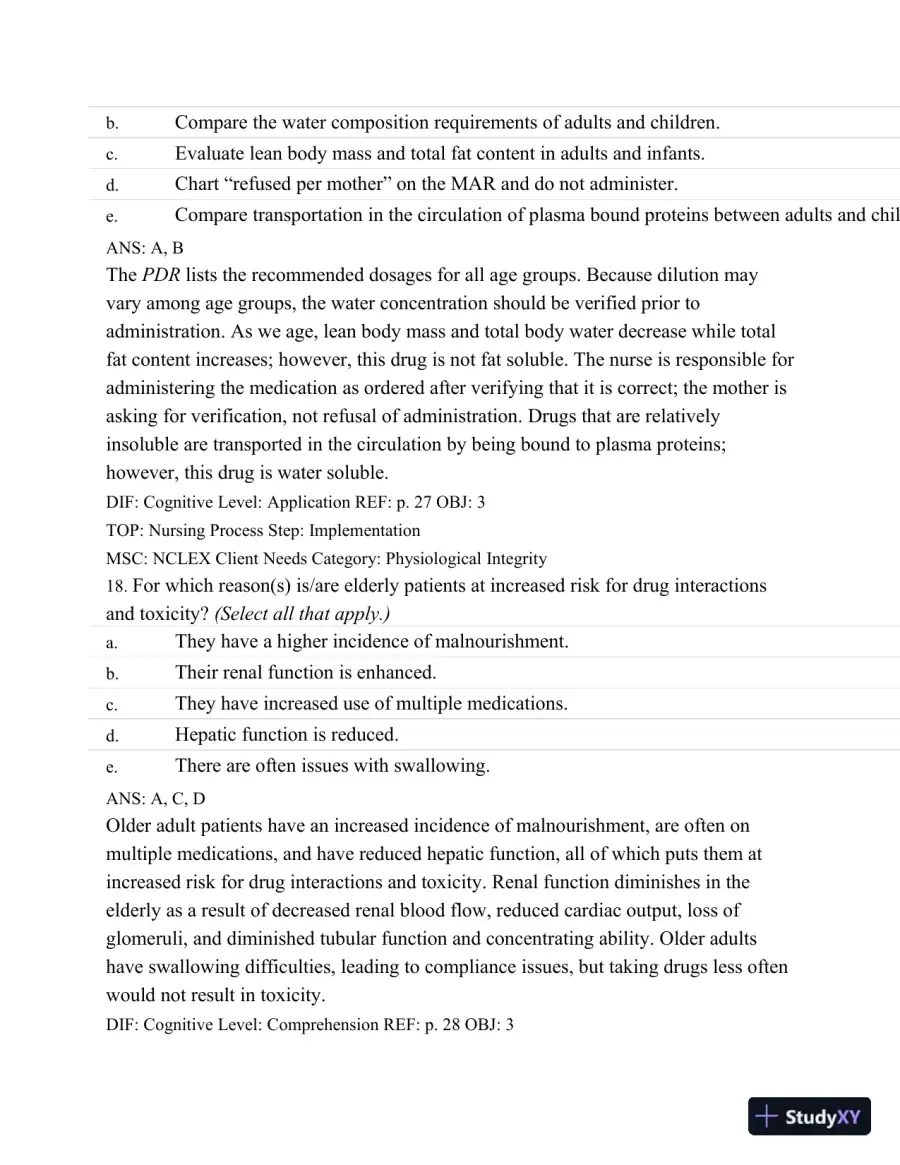 Test Bank For Basic Pharmacology For Nurses, 16e, 16th Edition, page 28