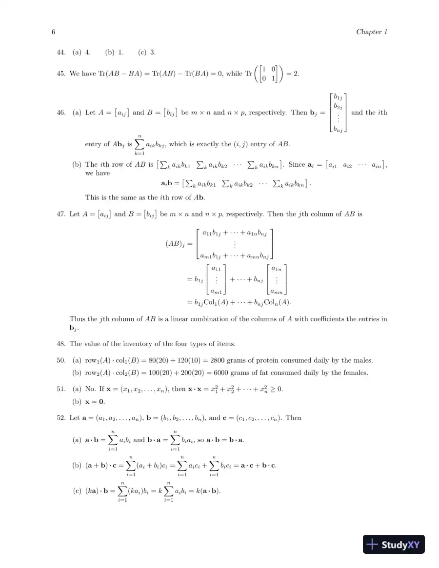 Solution Manual for Elementary Linear Algebra with Applications (Classic Version), 9th Edition, page 10