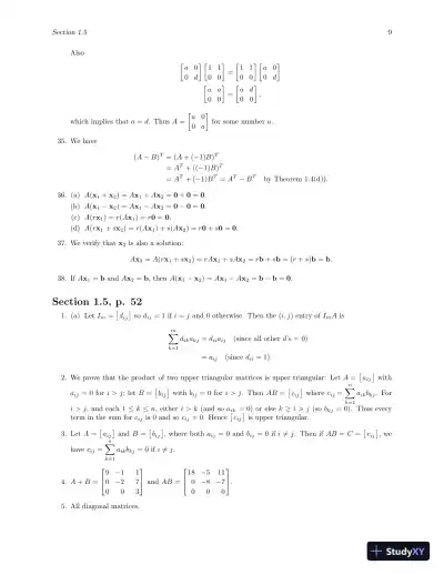 Solution Manual for Elementary Linear Algebra with Applications (Classic Version), 9th Edition - Page 13 preview image