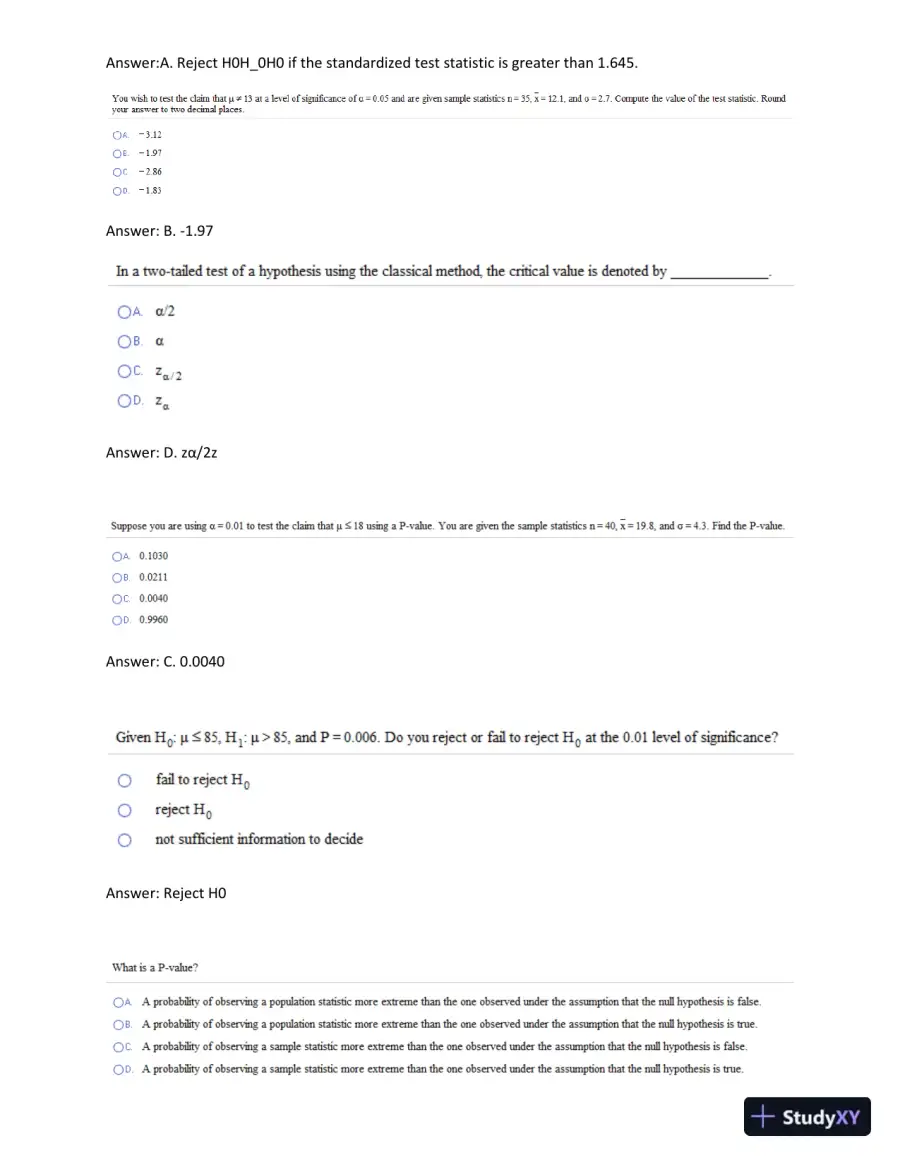 Statistical Hypothesis Testing: Concepts, Applications, And Problem Solving, page 4