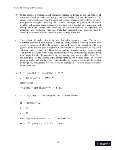 Solution Manual For Production And Operations Analysis, 6th Edition - Page 11 preview image