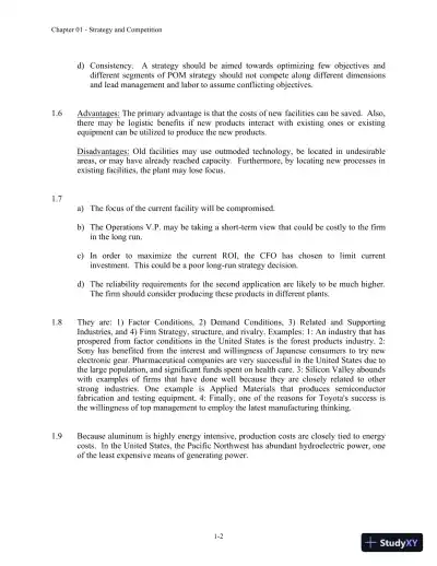 Solution Manual For Production And Operations Analysis, 6th Edition - Page 3 preview image