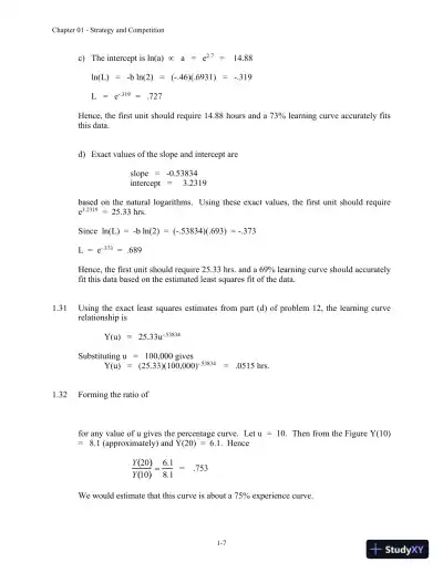 Solution Manual For Production And Operations Analysis, 6th Edition - Page 8 preview image