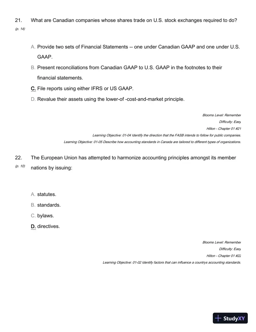 Modern Advanced Accounting In Canada, 7th Edition Test Bank, page 27