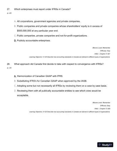 Modern Advanced Accounting In Canada, 7th Edition Test Bank - Page 30 preview image