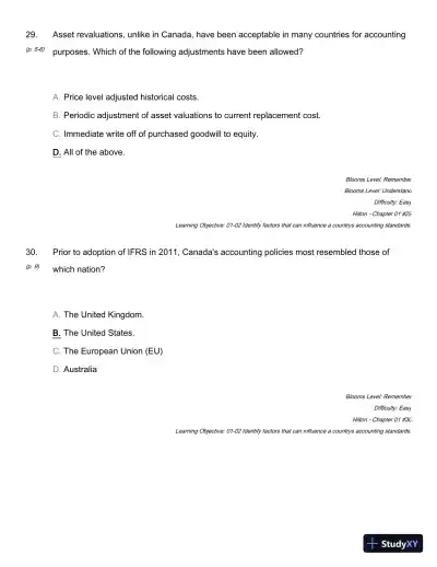 Modern Advanced Accounting In Canada, 7th Edition Test Bank - Page 31 preview image