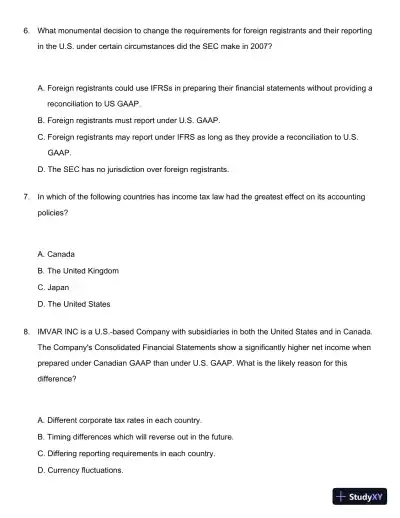 Modern Advanced Accounting In Canada, 7th Edition Test Bank - Page 4 preview image
