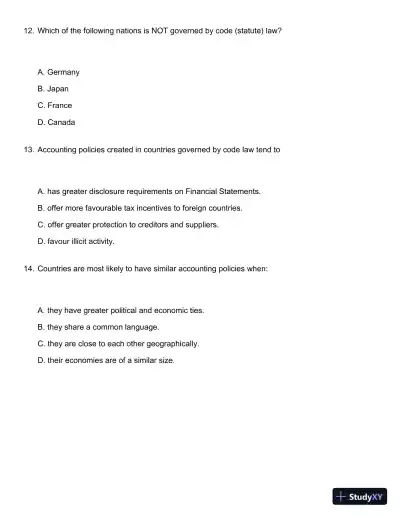 Modern Advanced Accounting In Canada, 7th Edition Test Bank - Page 6 preview image
