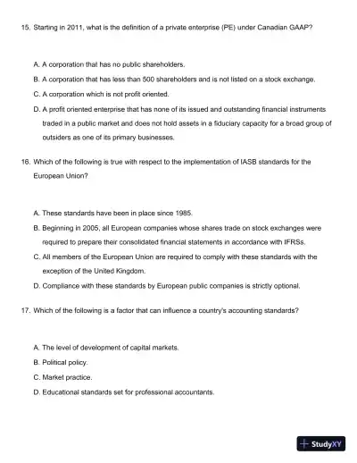 Modern Advanced Accounting In Canada, 7th Edition Test Bank - Page 7 preview image
