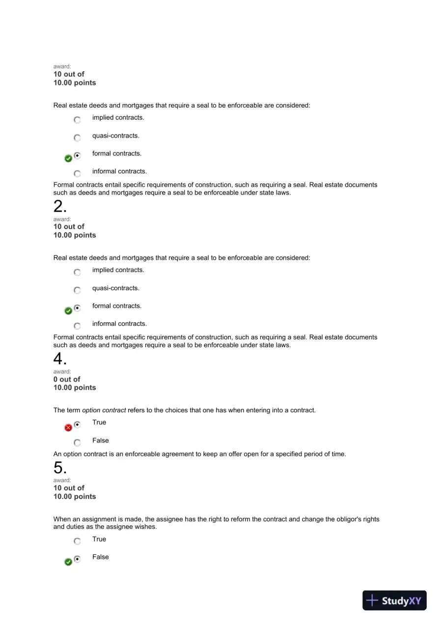 Liberty University BUSI 301 Quiz 2 Exam correct answers over 300 questions, page 14