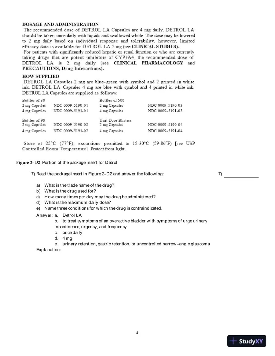 Medical Dosage Calculations 9th Edition Test Bank, page 11