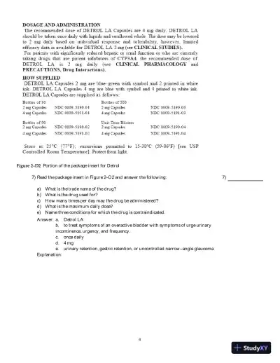 Medical Dosage Calculations 9th Edition Test Bank - Page 11 preview image