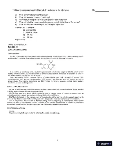 Medical Dosage Calculations 9th Edition Test Bank - Page 15 preview image