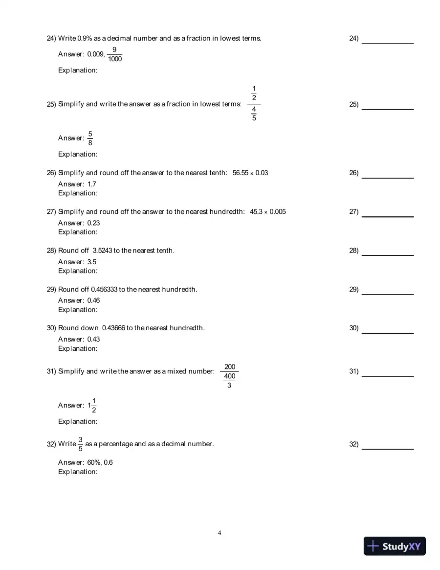 Medical Dosage Calculations 9th Edition Test Bank, page 5