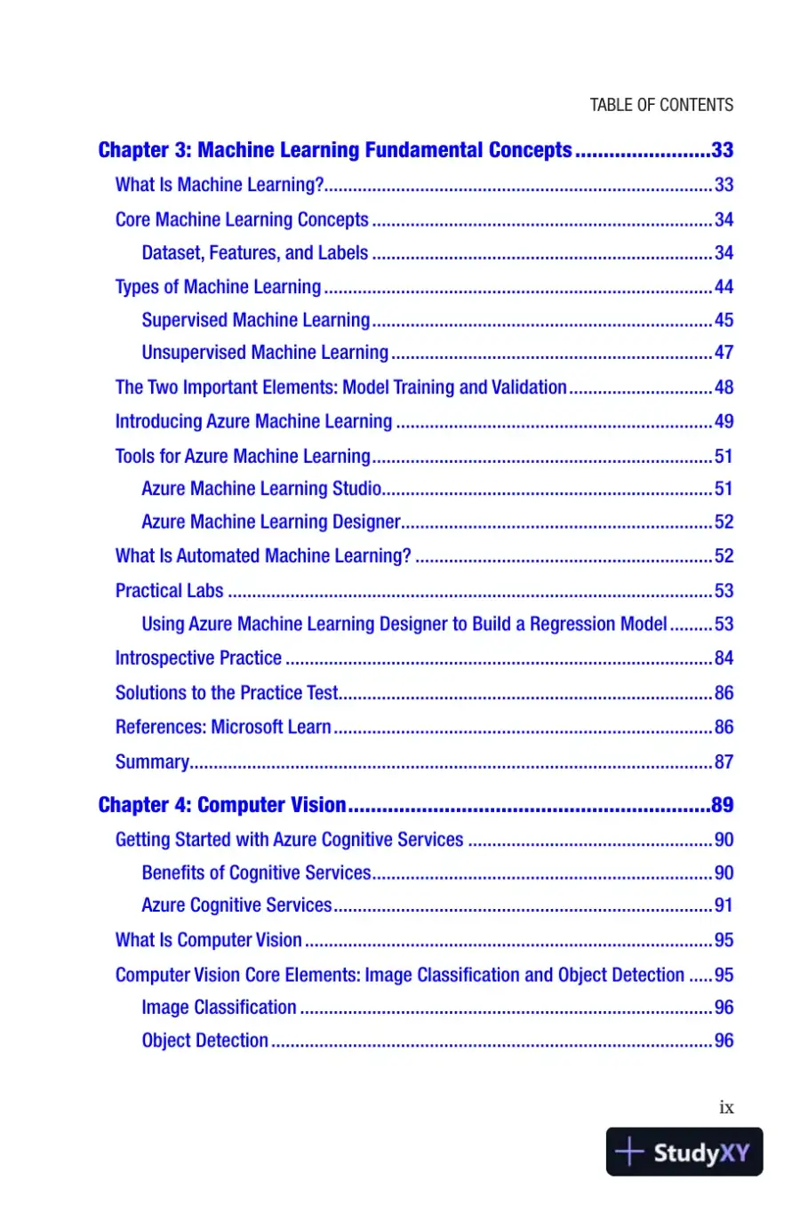 Microsoft Azure AI Fundamentals Certification Companion: AI-900 Exam (2023), page 10