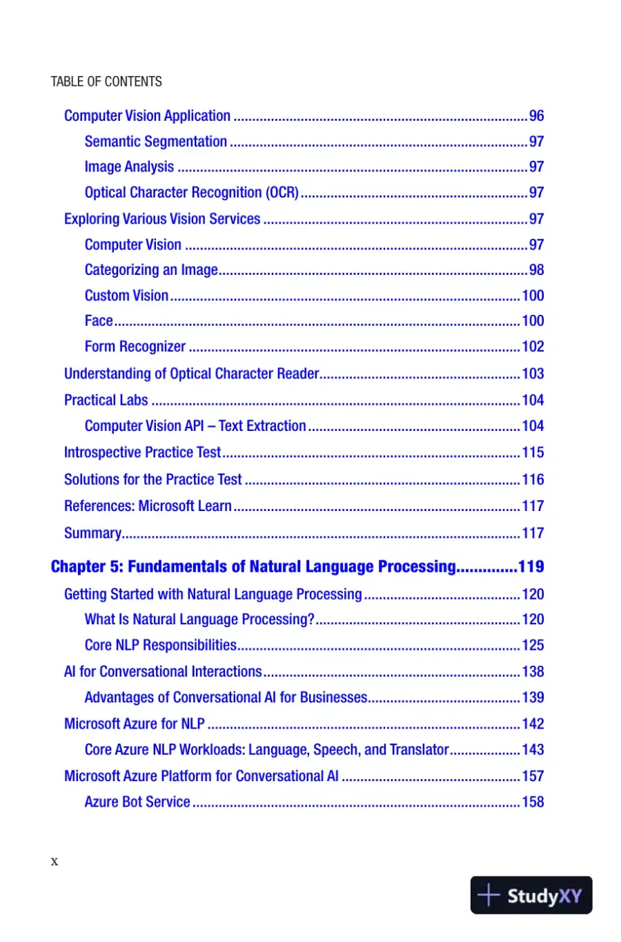 Microsoft Azure AI Fundamentals Certification Companion: AI-900 Exam (2023), page 11