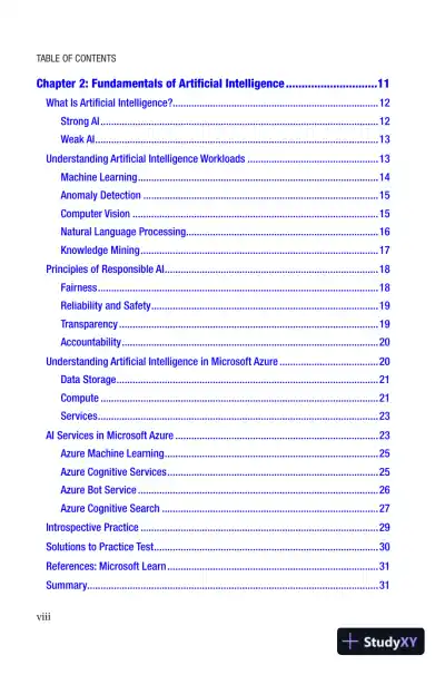Microsoft Azure AI Fundamentals Certification Companion: AI-900 Exam (2023) - Page 9 preview image