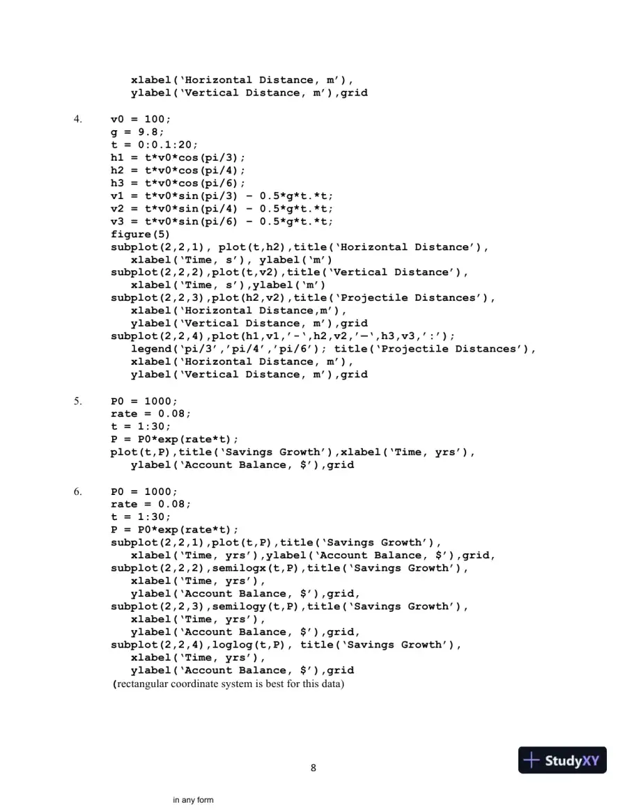 Introduction to MATLAB, 4th Edition Solution Manual, page 9