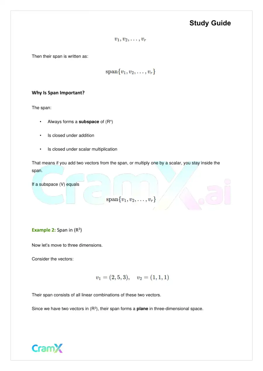 Linear Algebra – Real Euclidean Vector Spaces, page 3