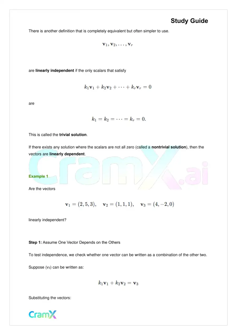 Linear Algebra – Real Euclidean Vector Spaces, page 9