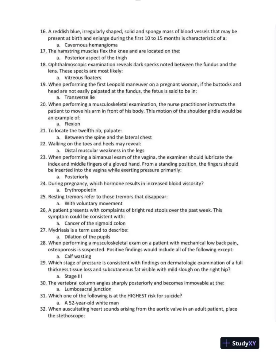 APEA Comprehensive Practice Exam With Answers (150 Solved Questions), page 3