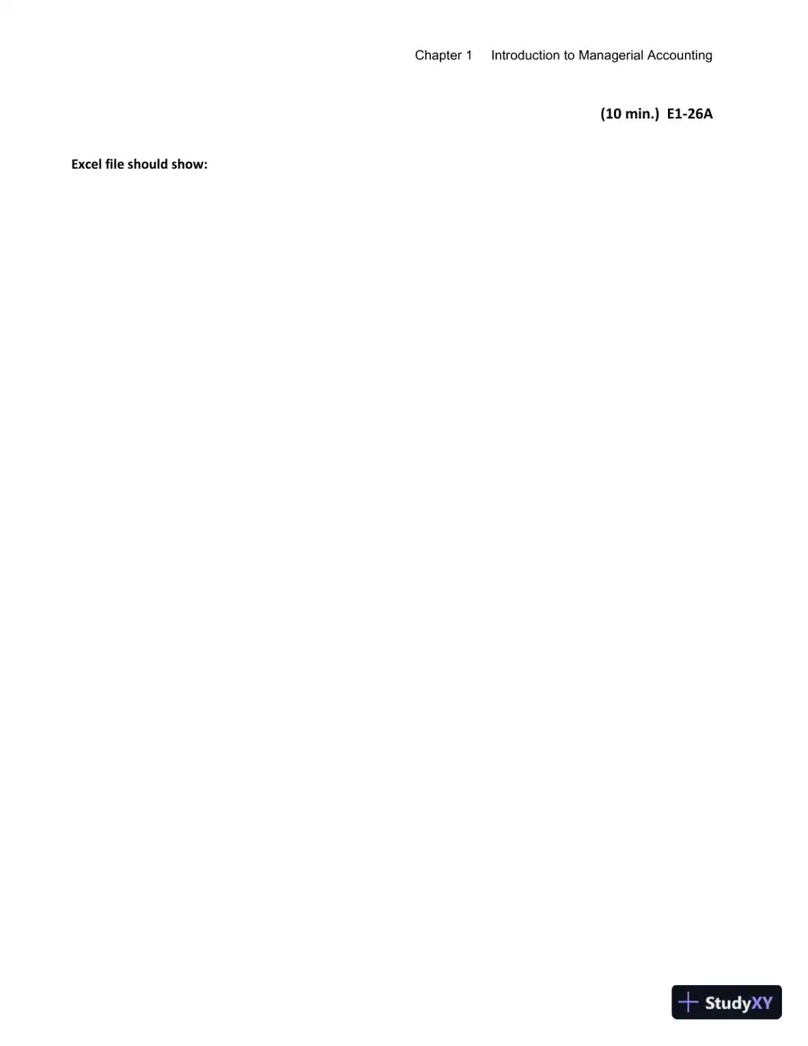 Solution Manual for Managerial Accounting, 6th Edition, page 16