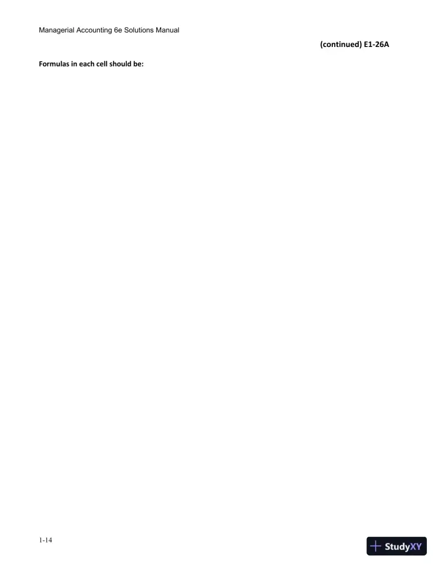 Solution Manual for Managerial Accounting, 6th Edition, page 17