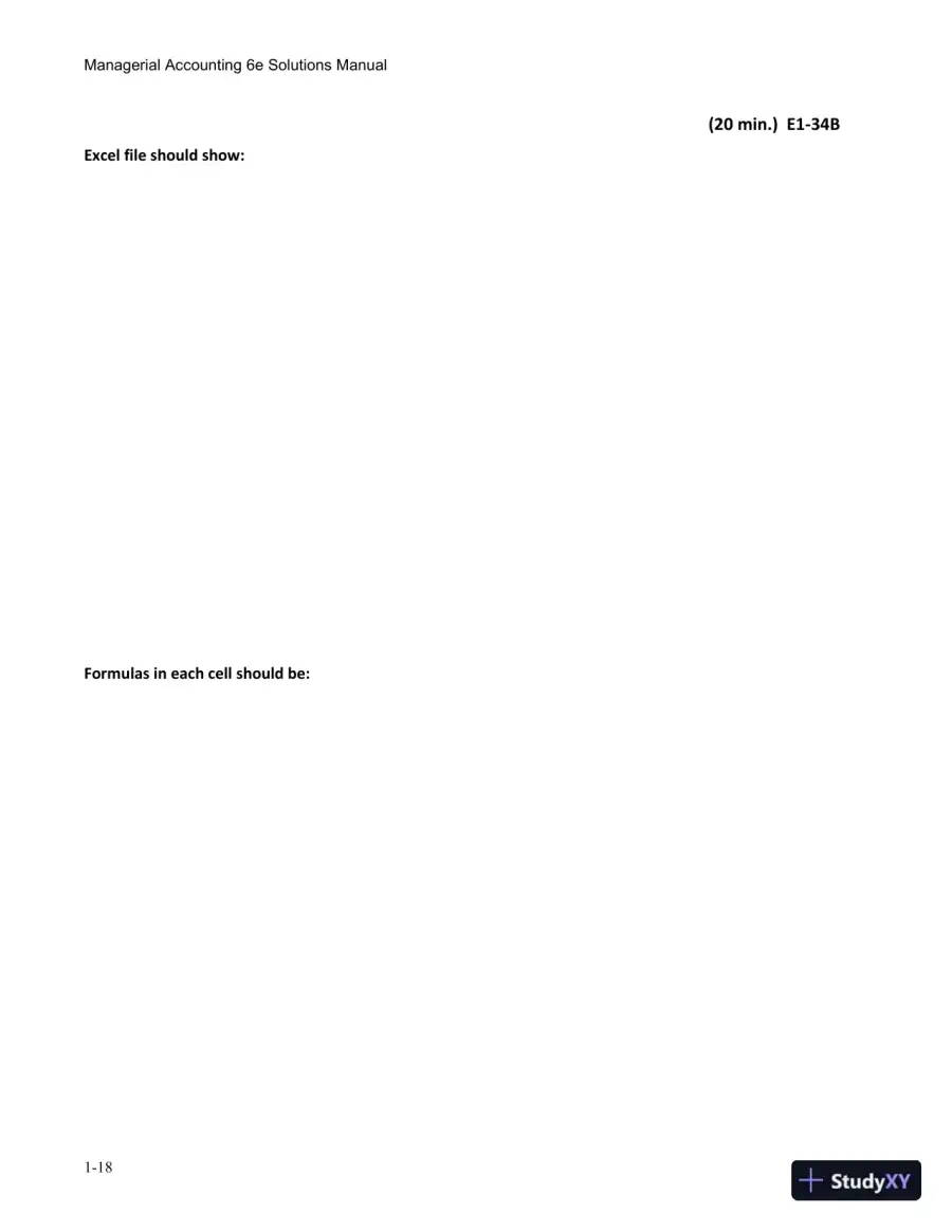 Solution Manual for Managerial Accounting, 6th Edition, page 21