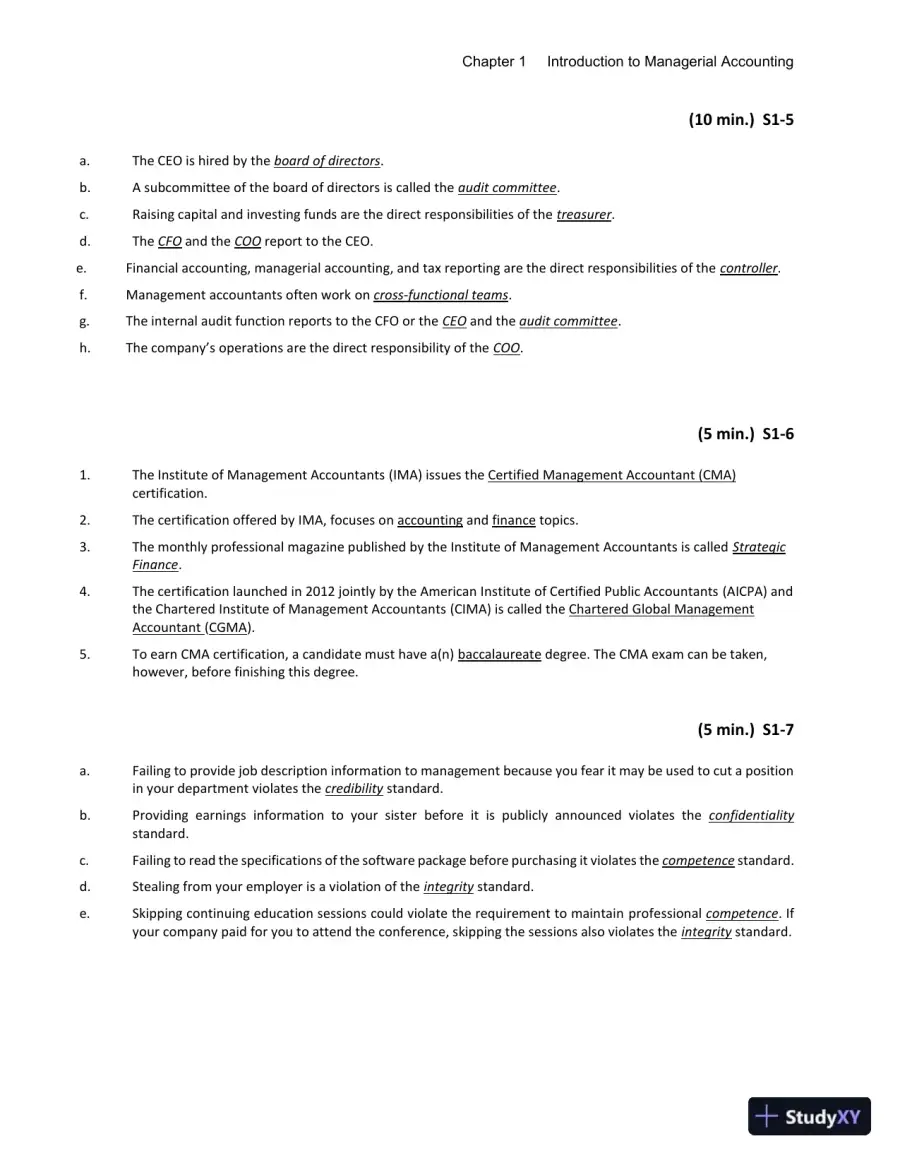 Solution Manual for Managerial Accounting, 6th Edition, page 6
