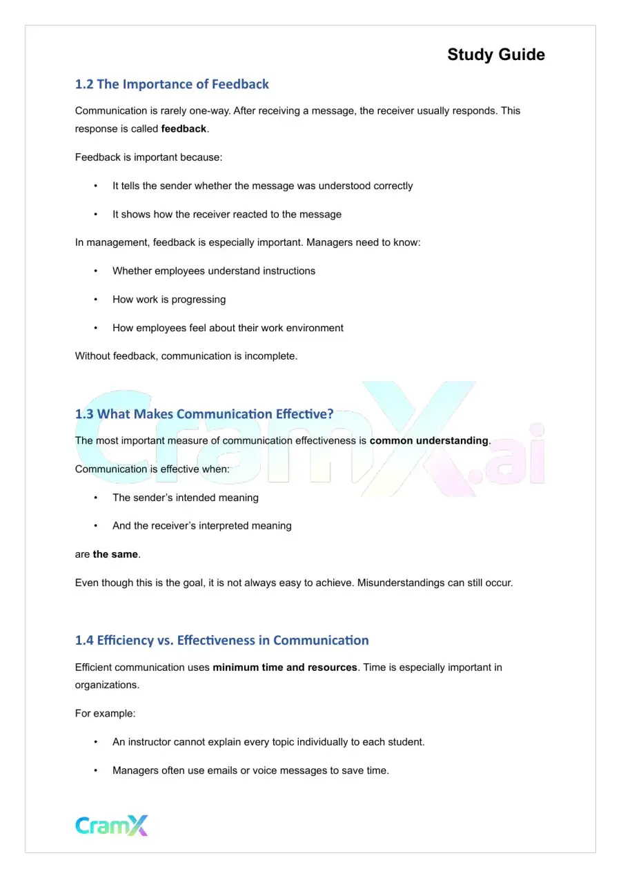 Principles of Management - Communication and Interpersonal Skills, page 2