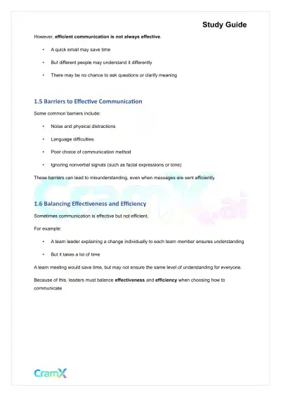 Principles of Management - Communication and Interpersonal Skills - Page 3 preview image