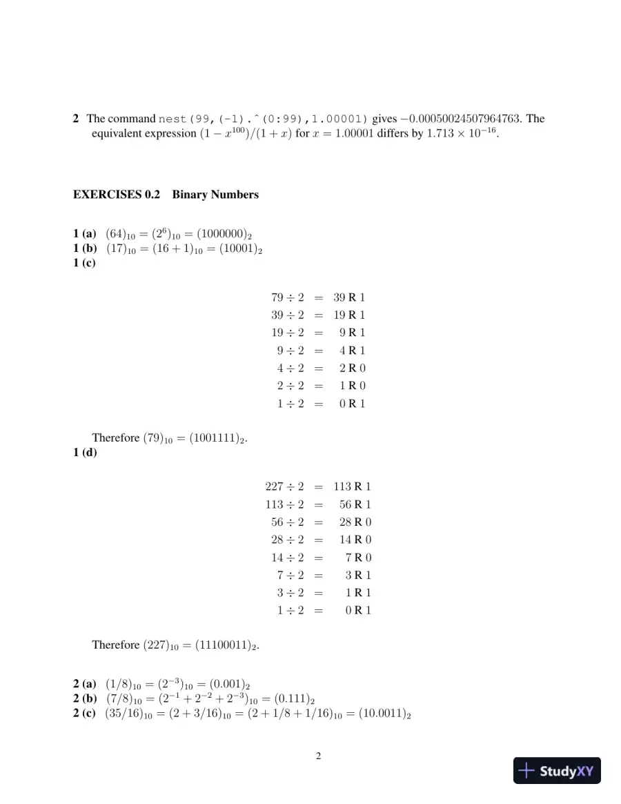 Solution Manual for Numerical Analysis, 3rd Edition, page 8