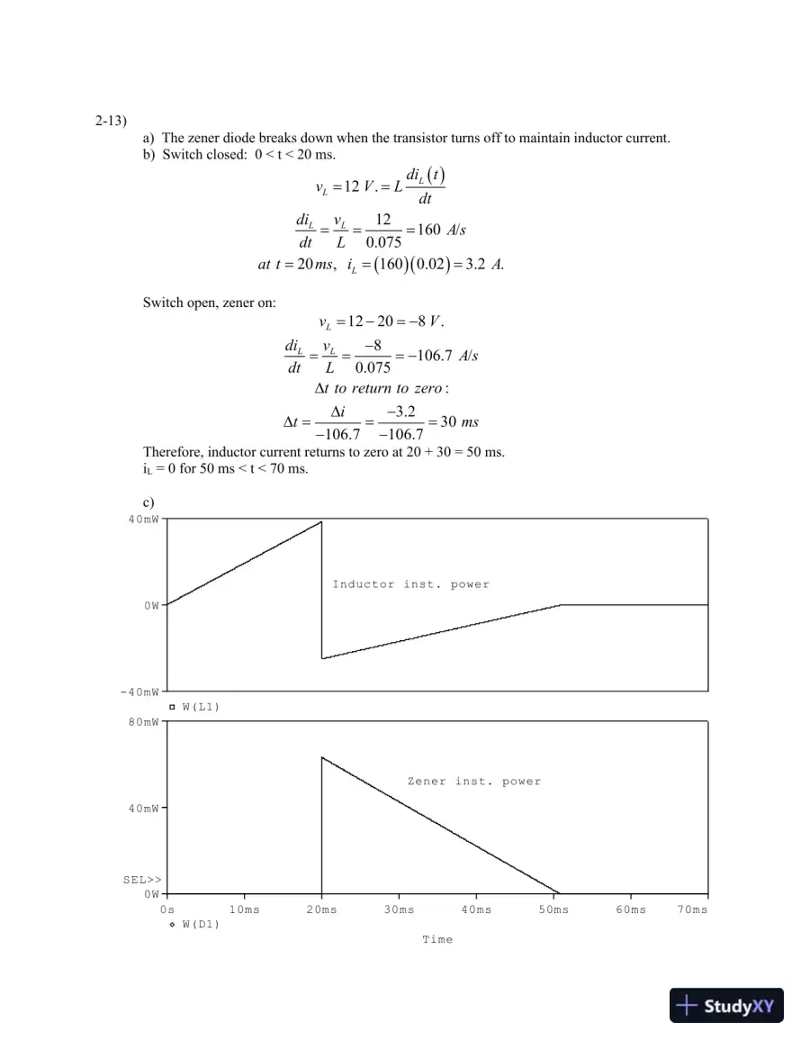 Power Electronics, 1st Edition Solution Manual, page 11