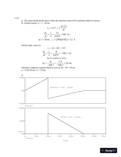 Power Electronics, 1st Edition Solution Manual - Page 11 preview image